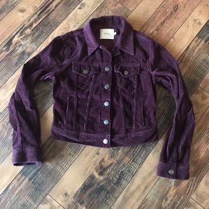 Talula Purple Corduroy Jacket